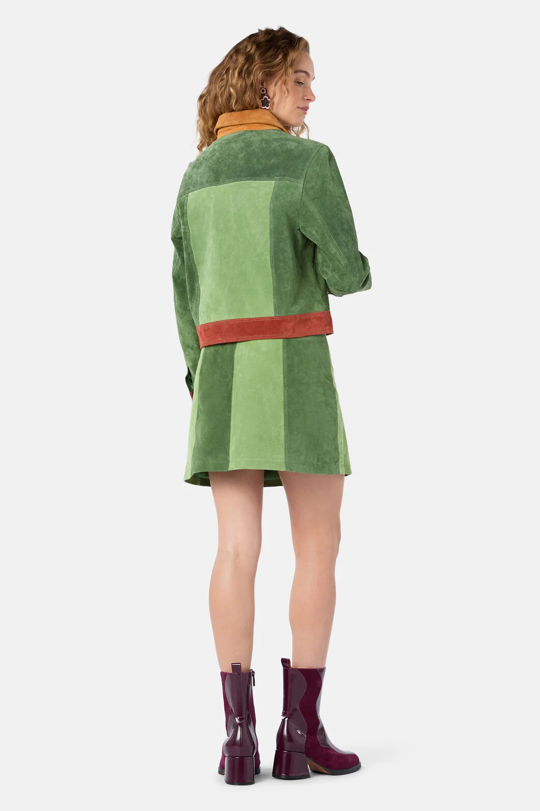 70’s Patch Suede Jacket - Image 5