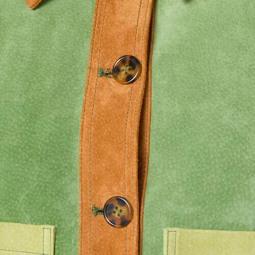 70’s Patch Suede Jacket - Image 7