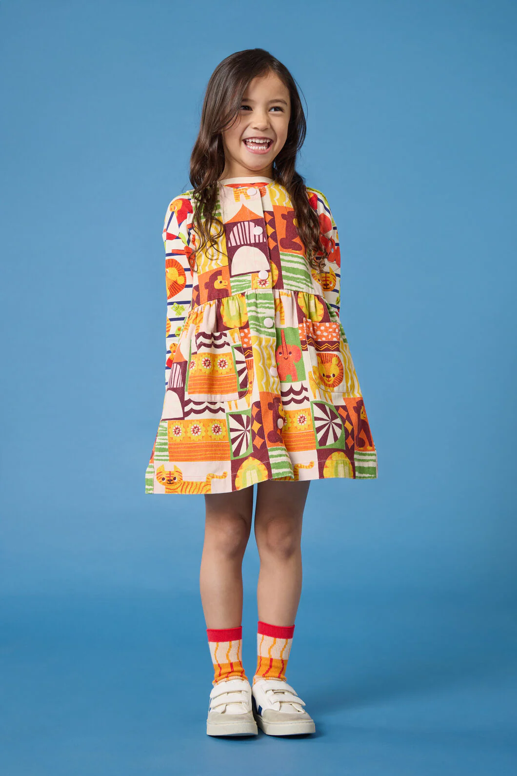 Abstract Circus Kids Dress