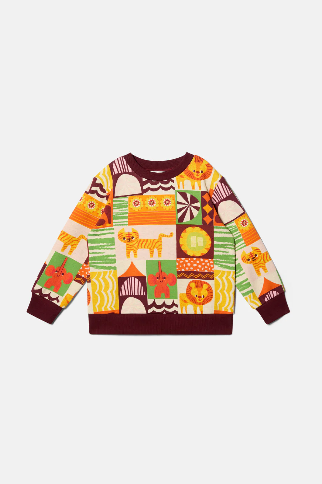 Abstract Circus Kids Sweater