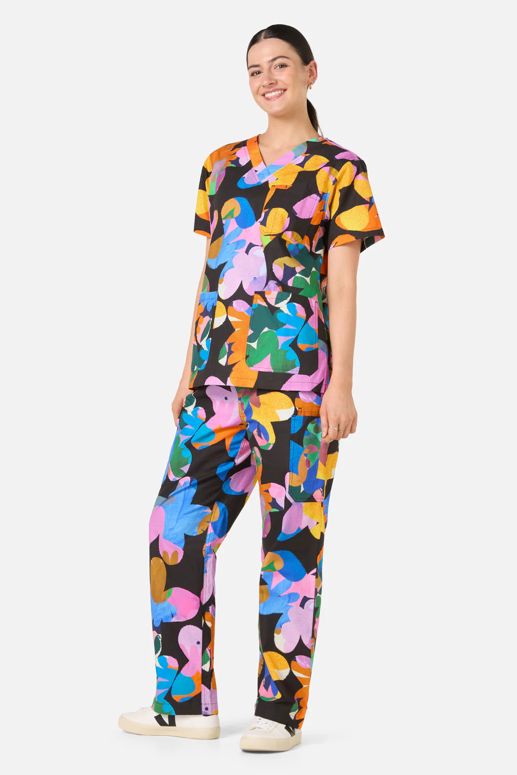 Abstract Floral Scrub Set - Image 2