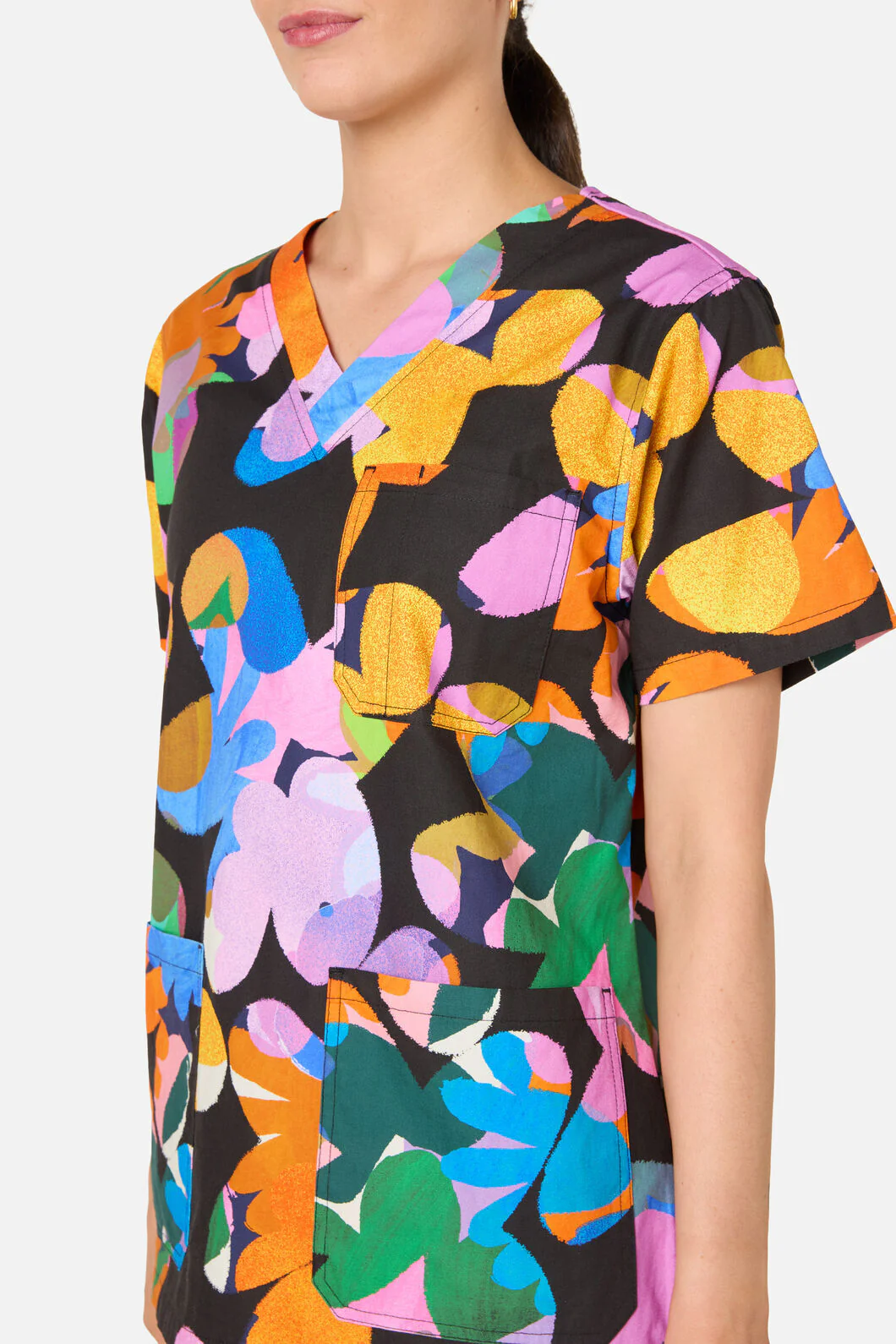 Abstract Floral Scrub Set - Image 5