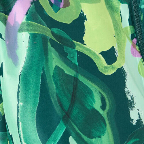 Abstract Flower Raincoat - Image 6