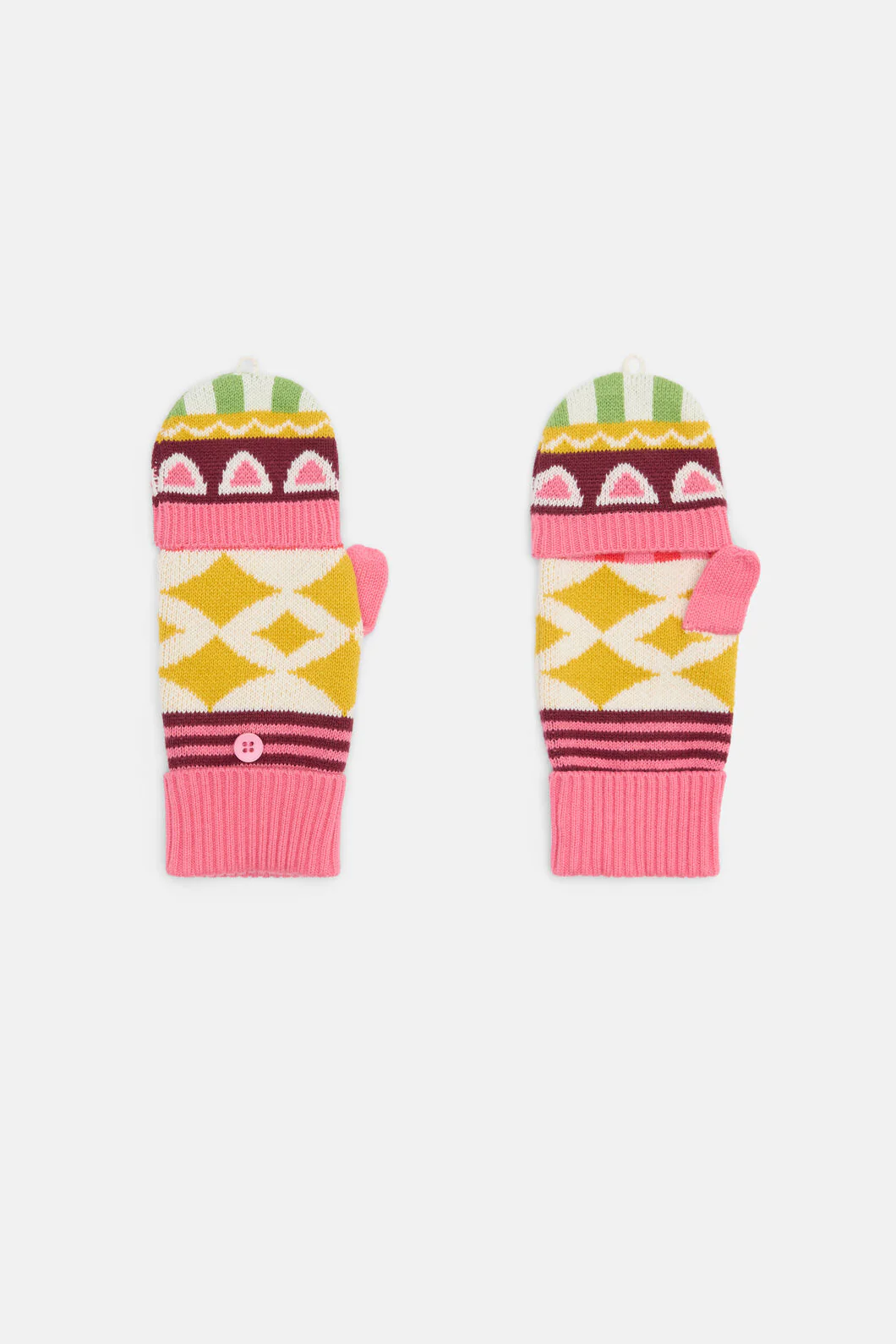 Abstract Kids Mittens