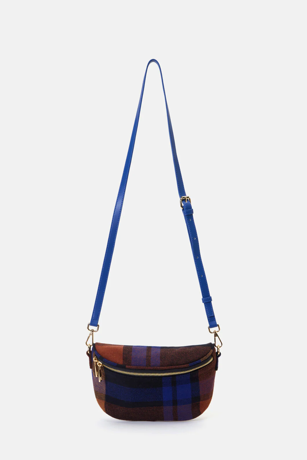 Angela Check Bum Bag - Image 3