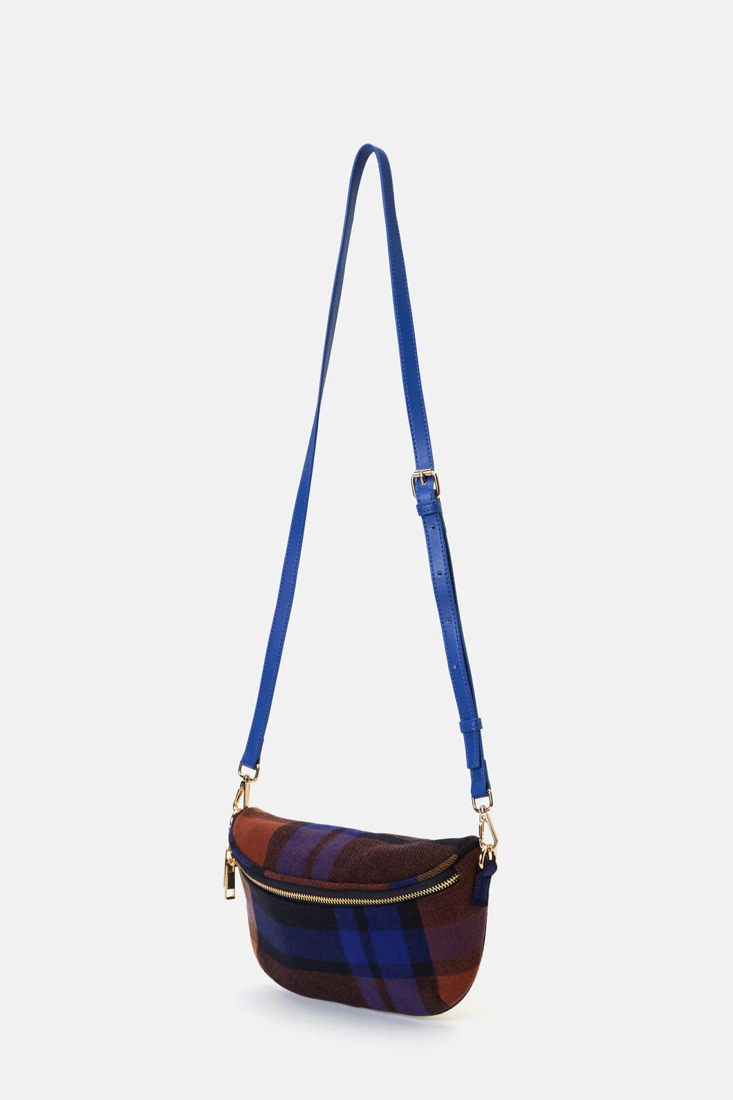 Angela Check Bum Bag - Image 4