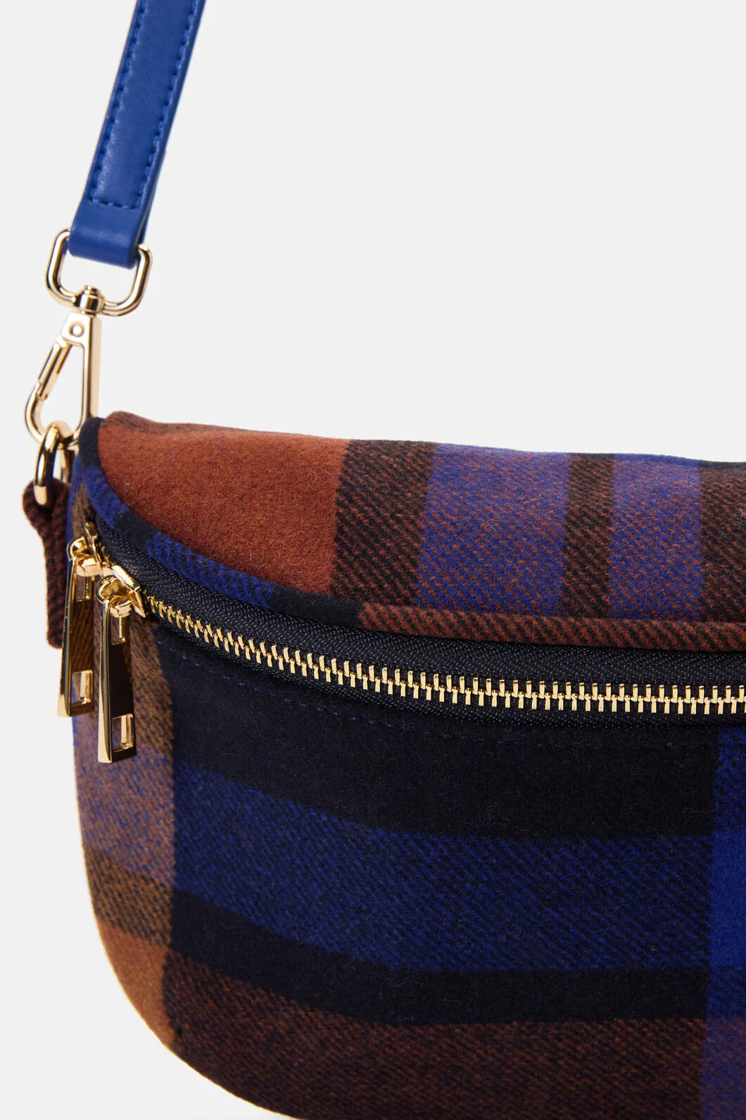 Angela Check Bum Bag - Image 6