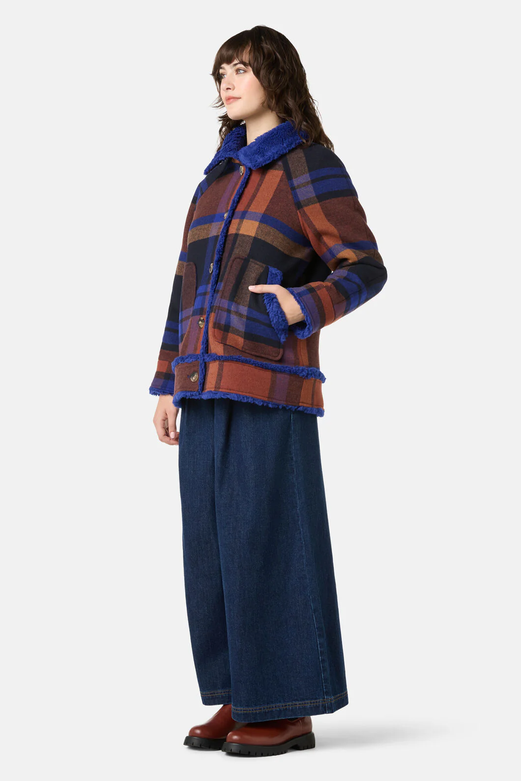 Angela Check Coat - Image 5