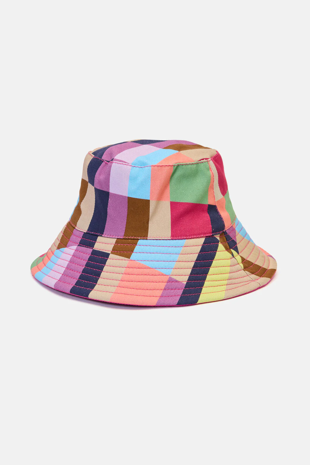 Arty Check Bucket Hat - Image 3