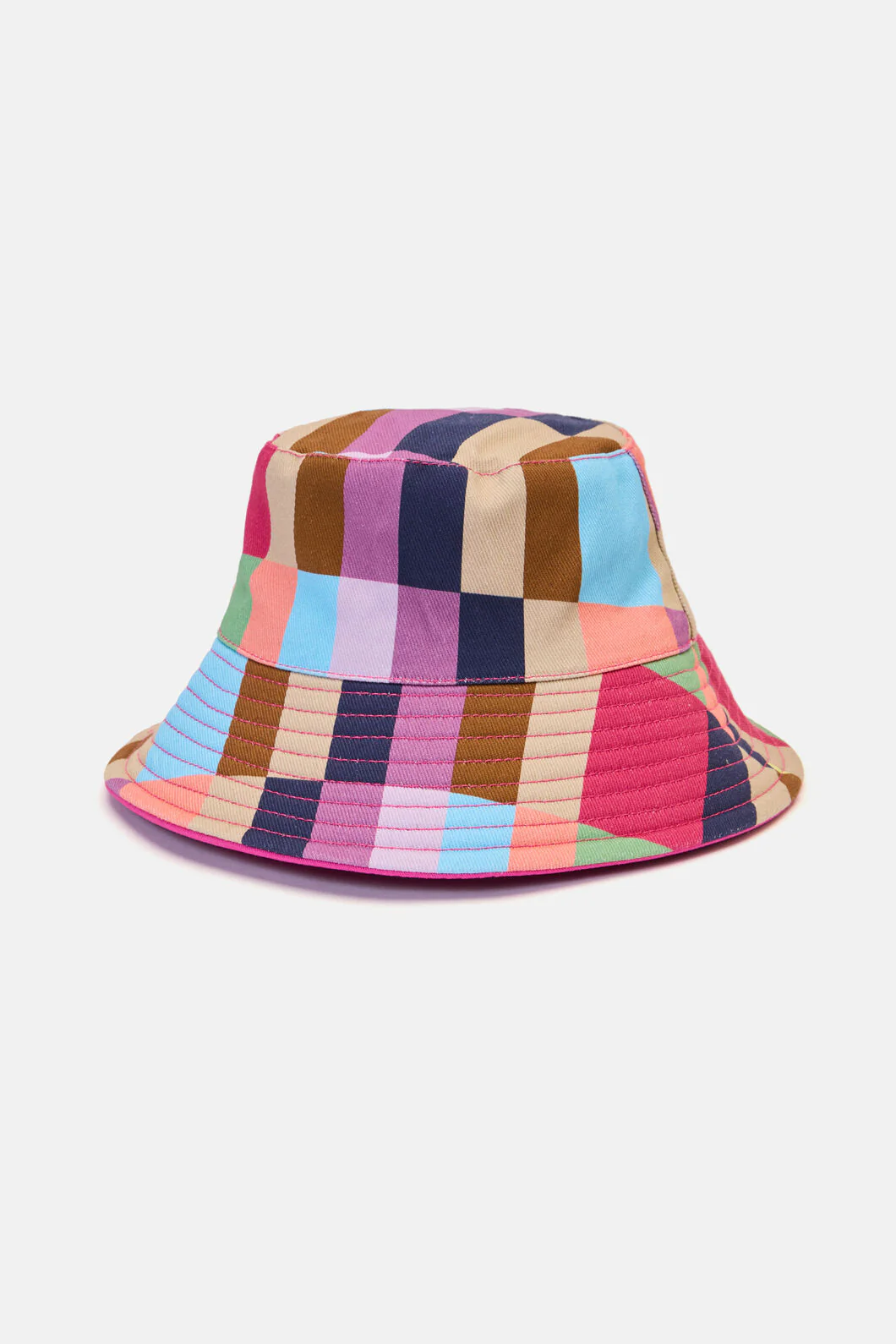 Arty Check Bucket Hat - Image 4