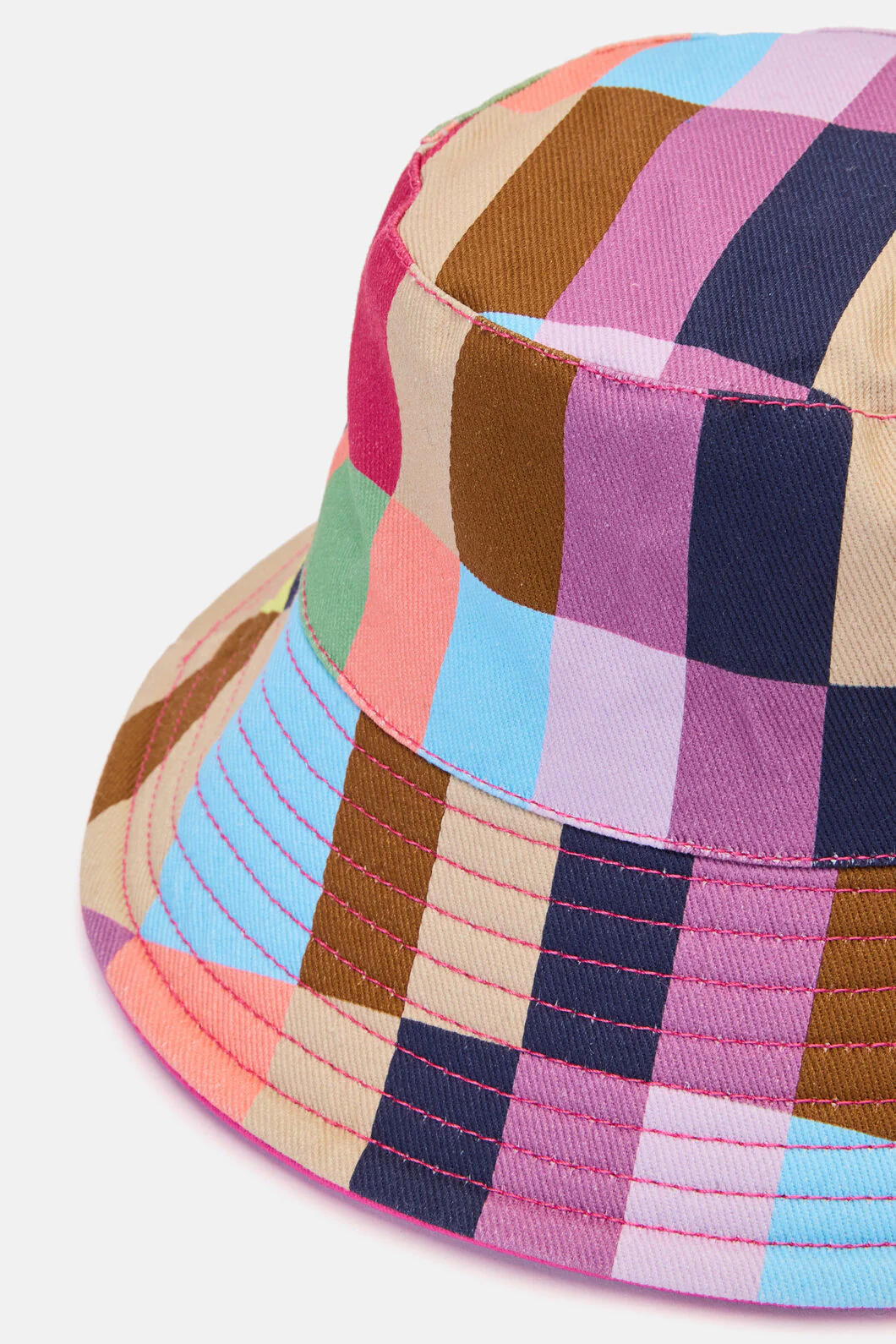 Arty Check Bucket Hat - Image 5