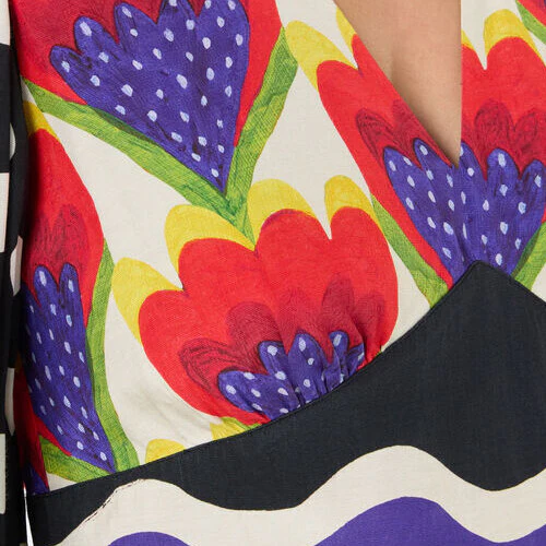 Blooming Daisy Print Long Dress - Image 9