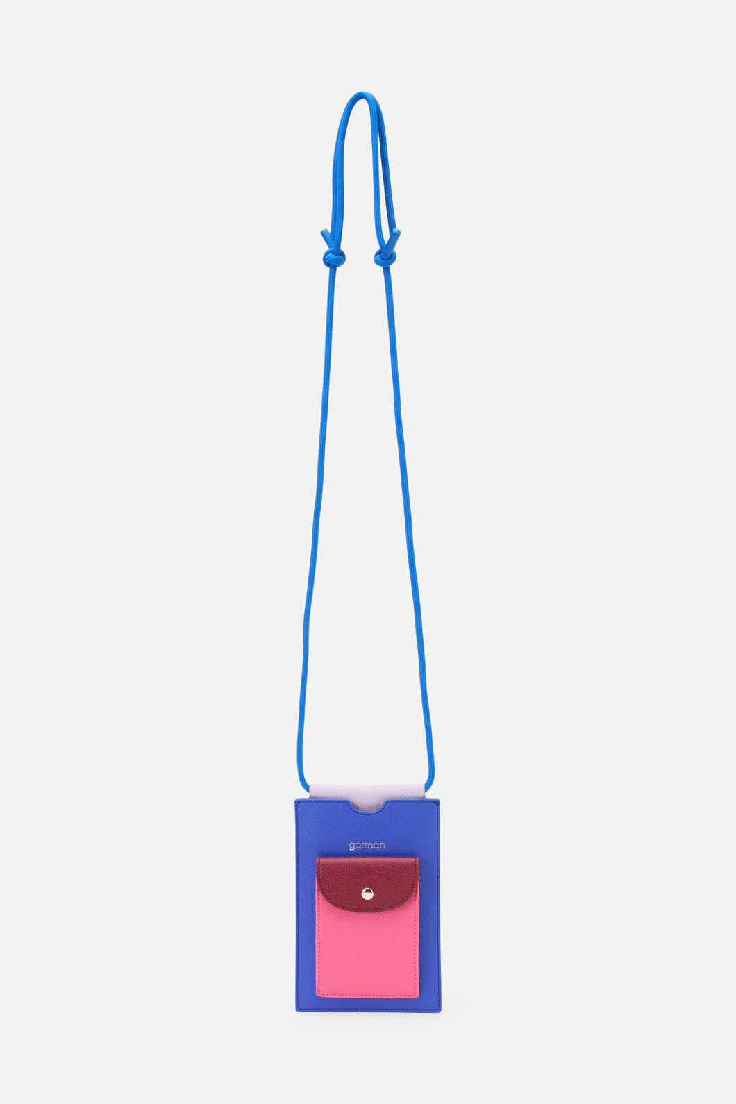 Blue Colour Block Phone Bag - Image 2
