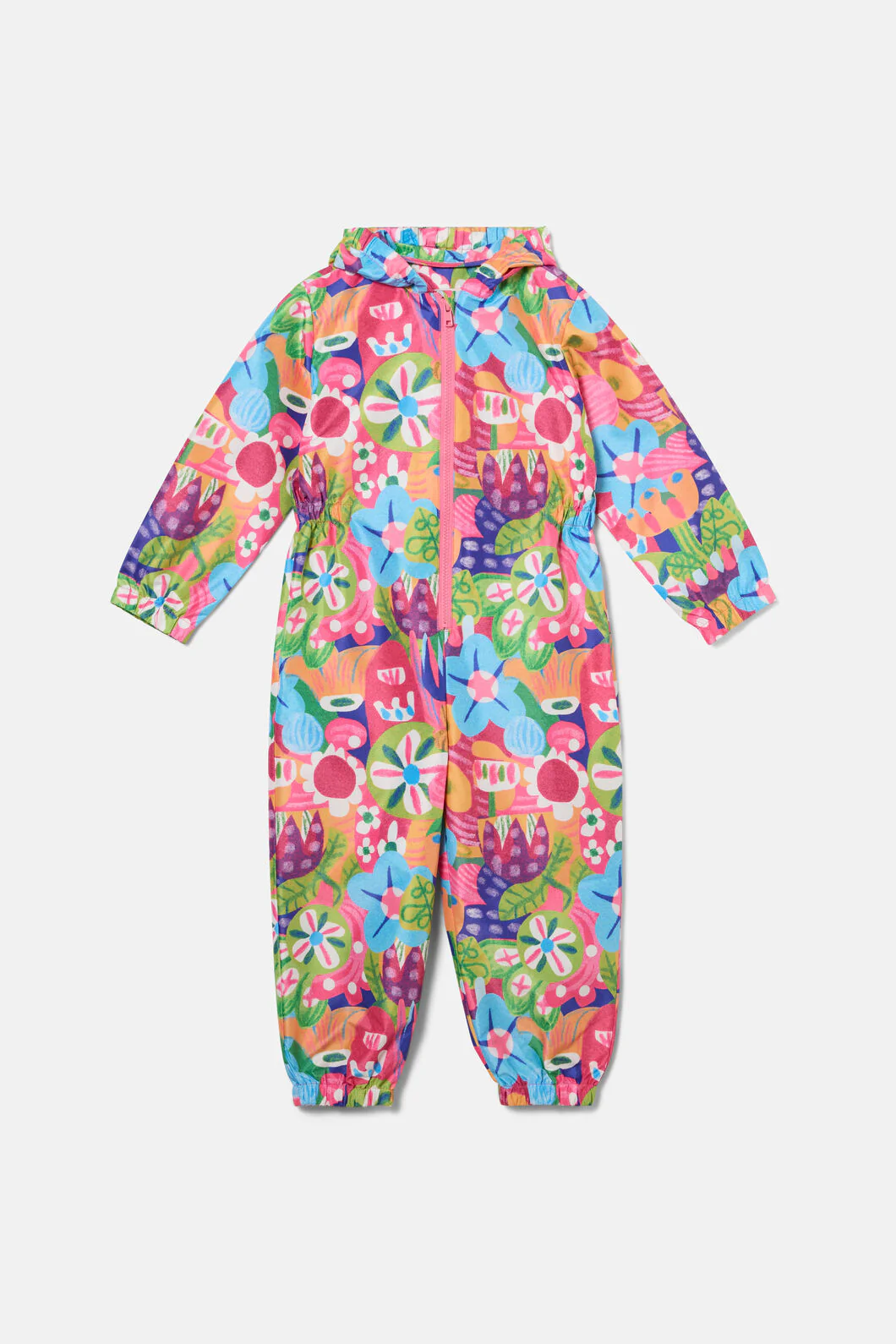 Bold Floral Kids Rainsuit - Image 2