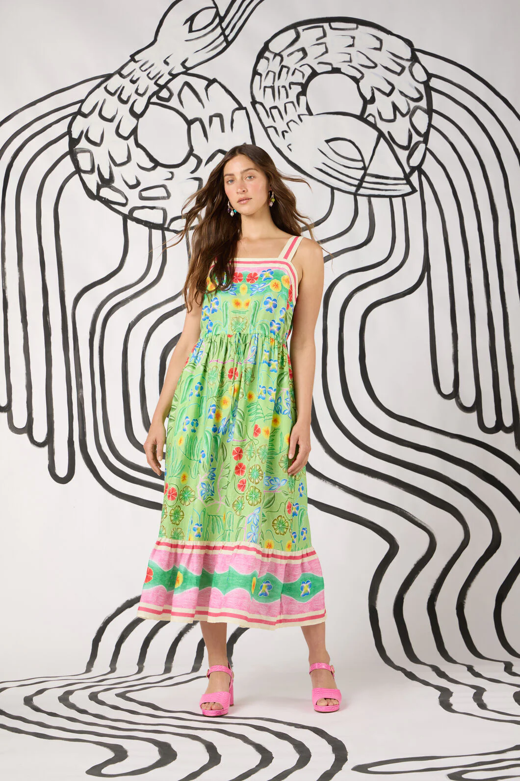 Botanica Linen Long Dress