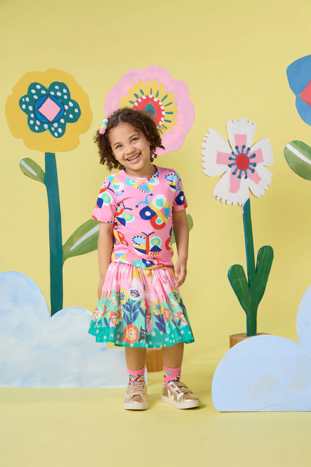 Butterfly Kids Ss Tee