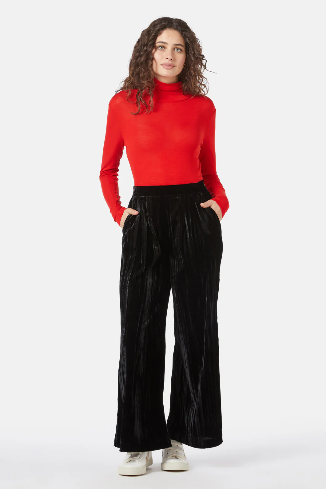 Crushed Velvet Culotte