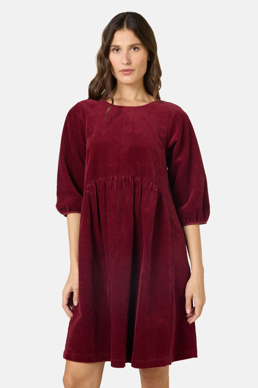 Dahlia Cord Smock Dress - Image 2