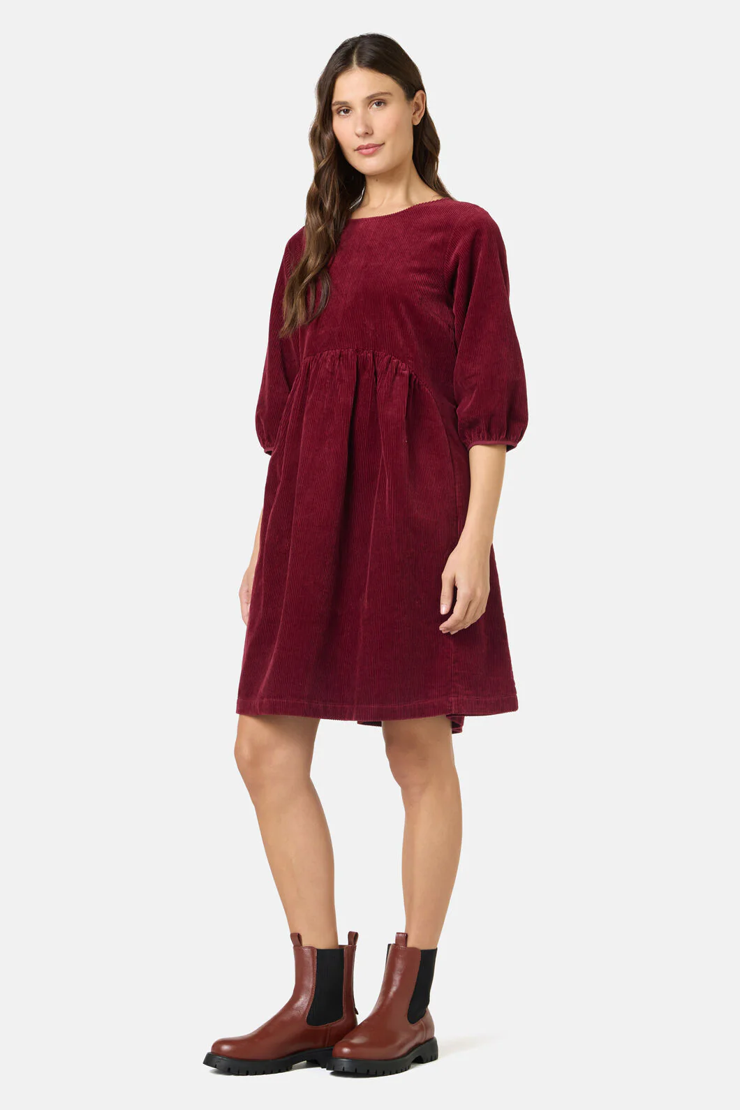 Dahlia Cord Smock Dress - Image 4