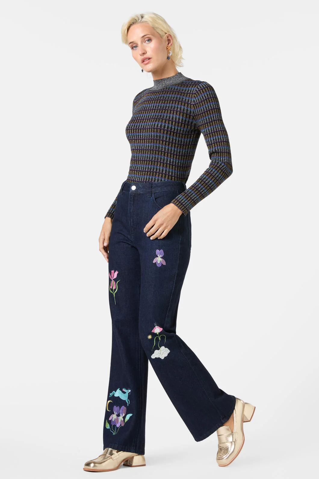 Daydream Embroidered Jean - Image 4