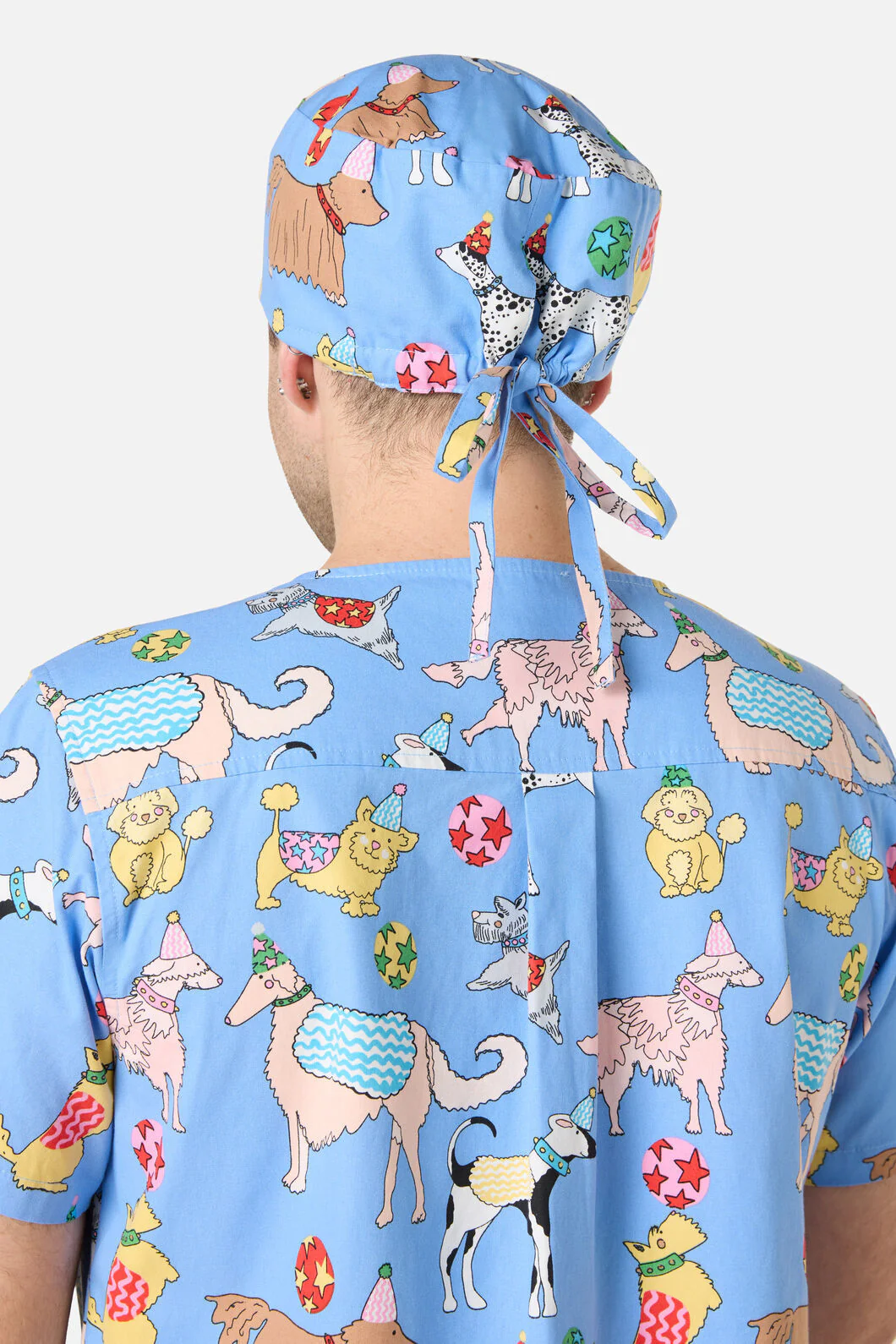 Dog Picnic Scrub Hat - Image 2