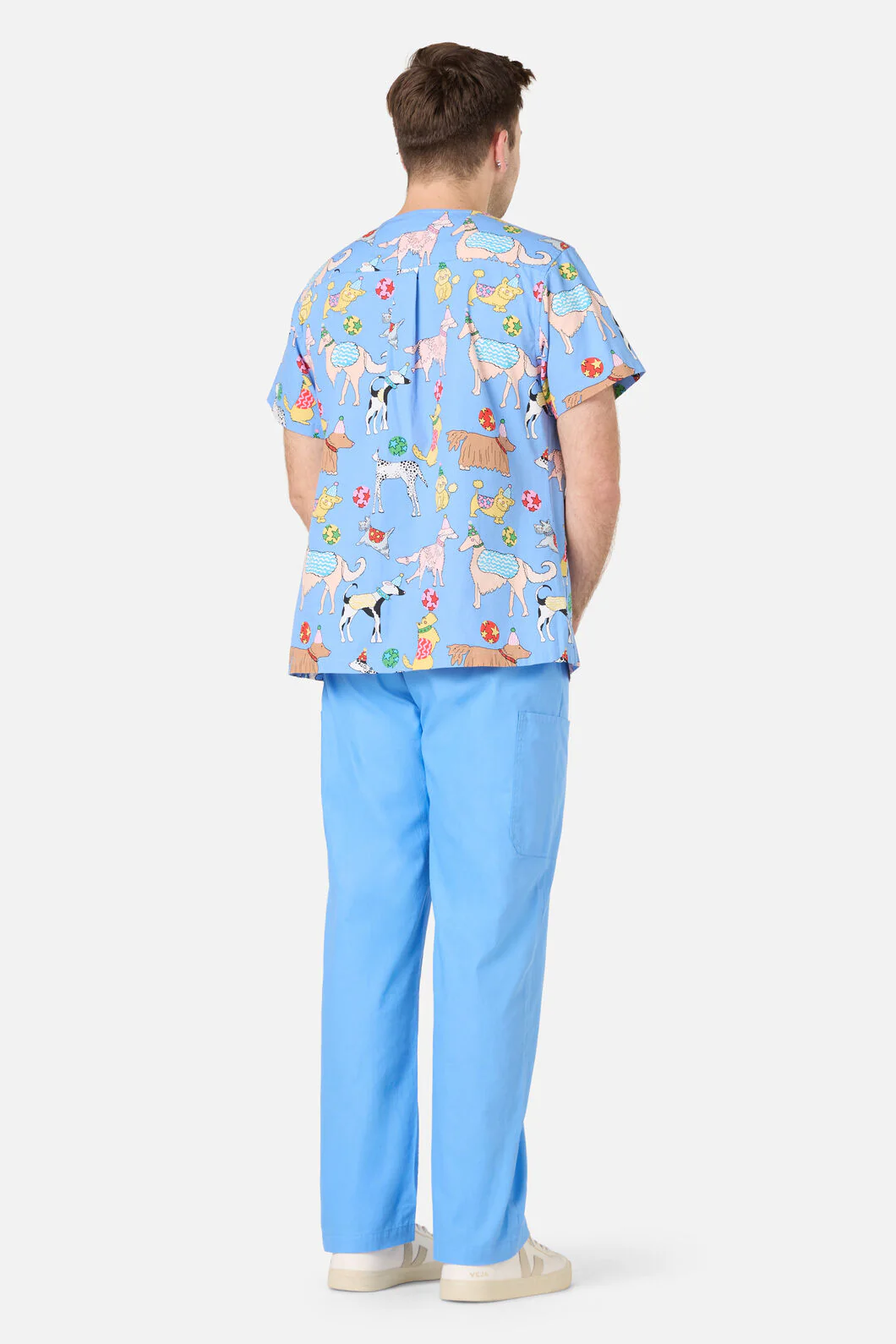 Dog Picnic Top & Pant Scrub Set - Image 3