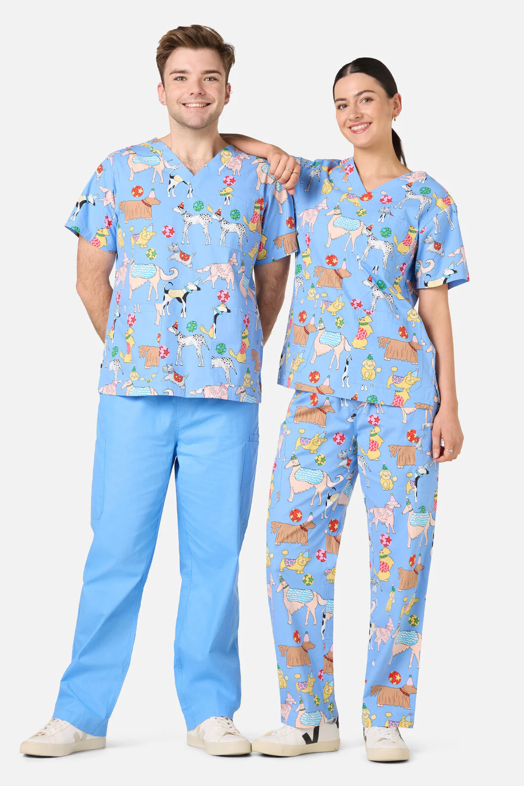 Dog Picnic Top & Pant Scrub Set - Image 6