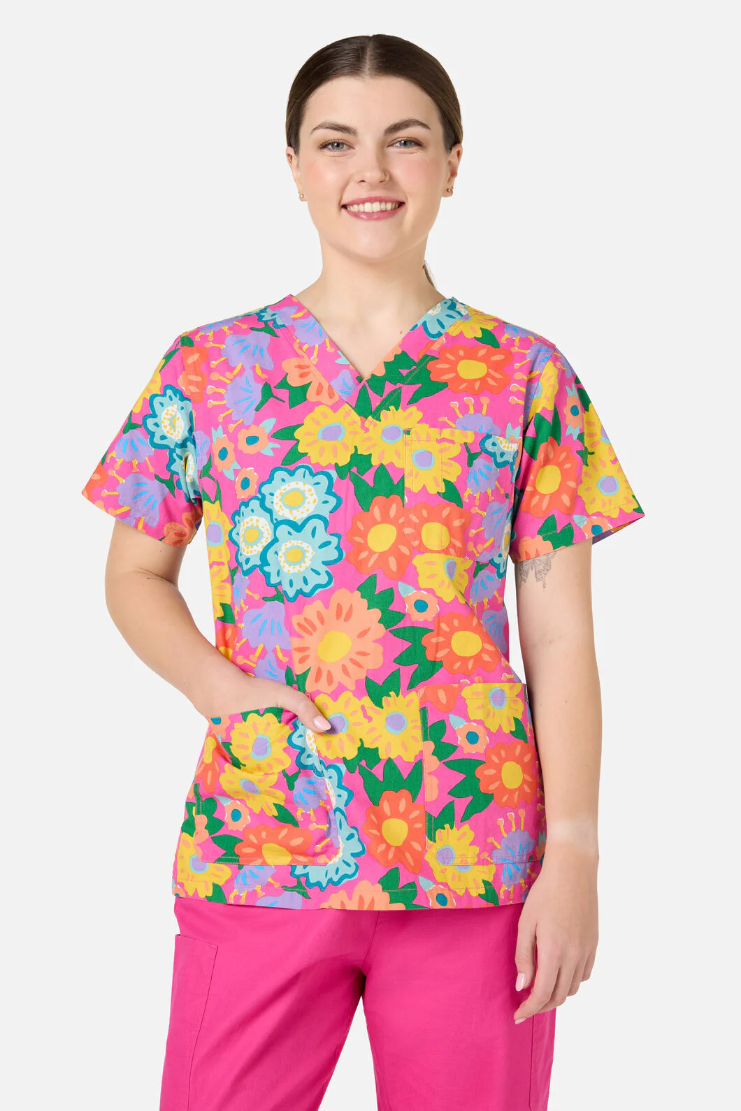 Dream Garden Top & Pant Scrubs - Image 4