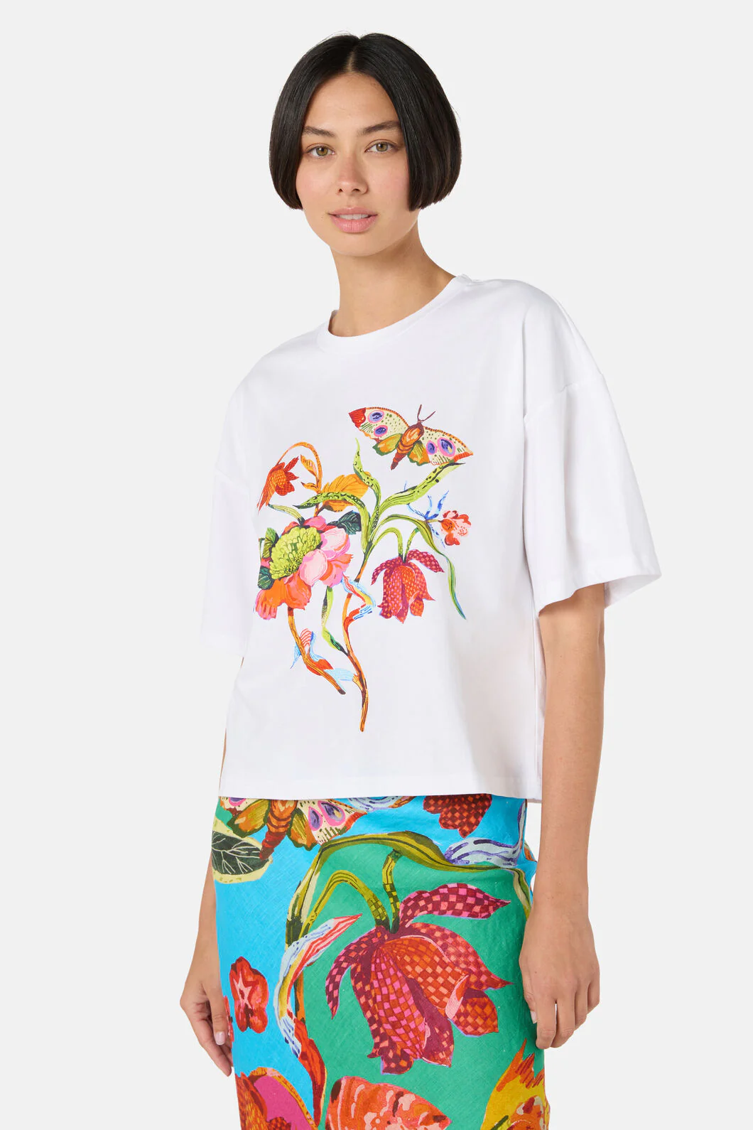 Elara Placement Relaxed Tee