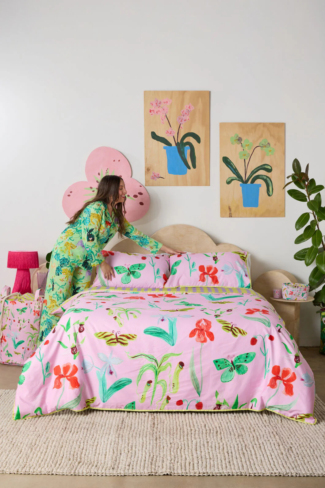 Electric Eden Bed Linen-QB