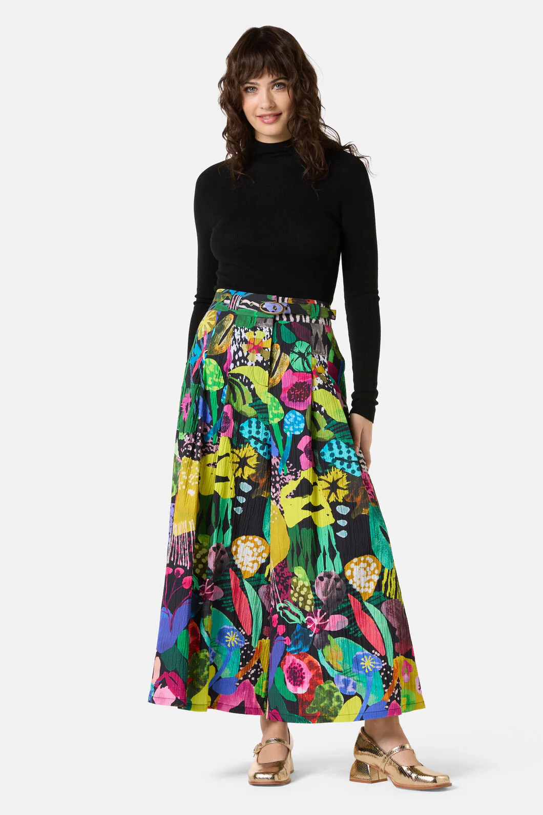 Electric Eden Cotton Skort - Image 2