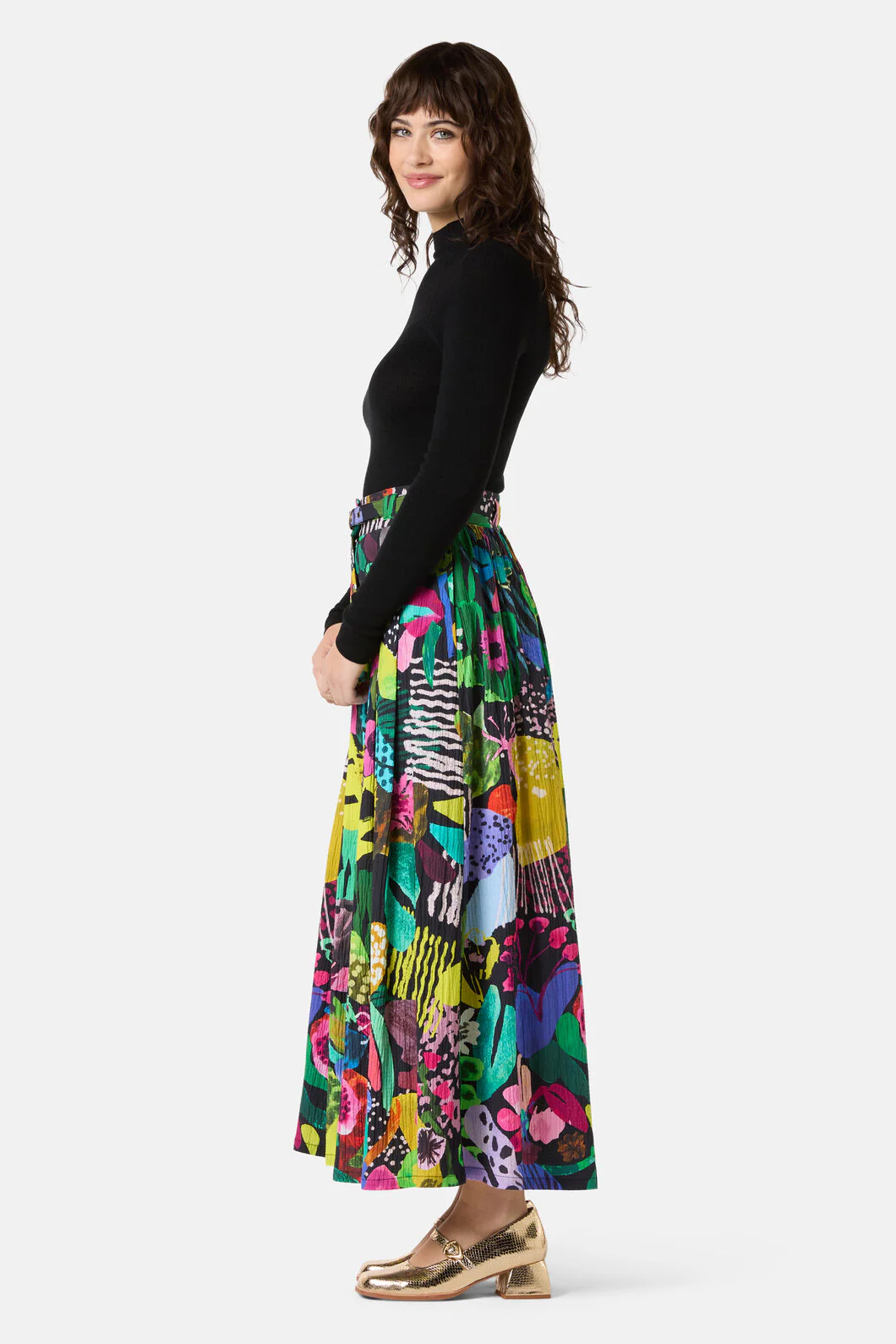 Electric Eden Cotton Skort - Image 3