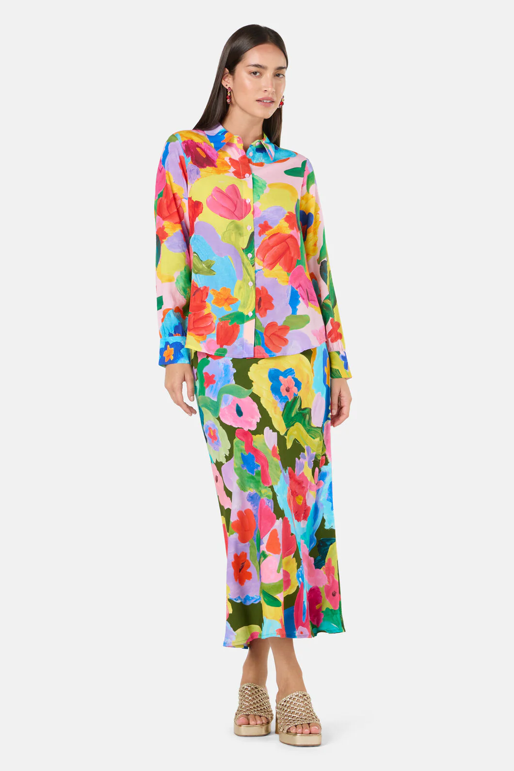 Expressionist Print Shirt - Image 8