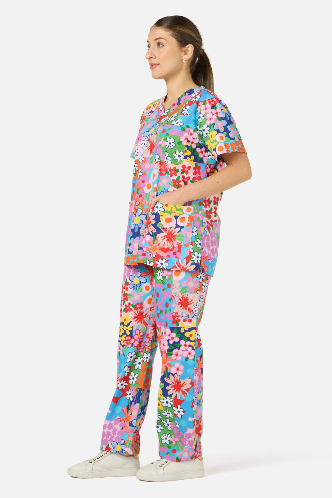 Floral Field Scrub Set - Image 2