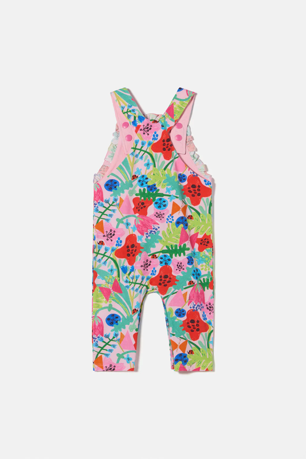 Flower Field Baby Overalls - Image 2