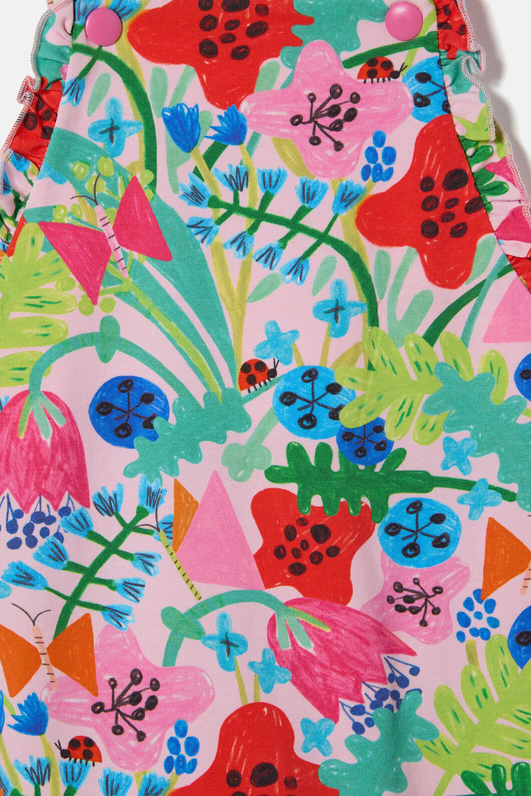Flower Field Baby Overalls - Image 3