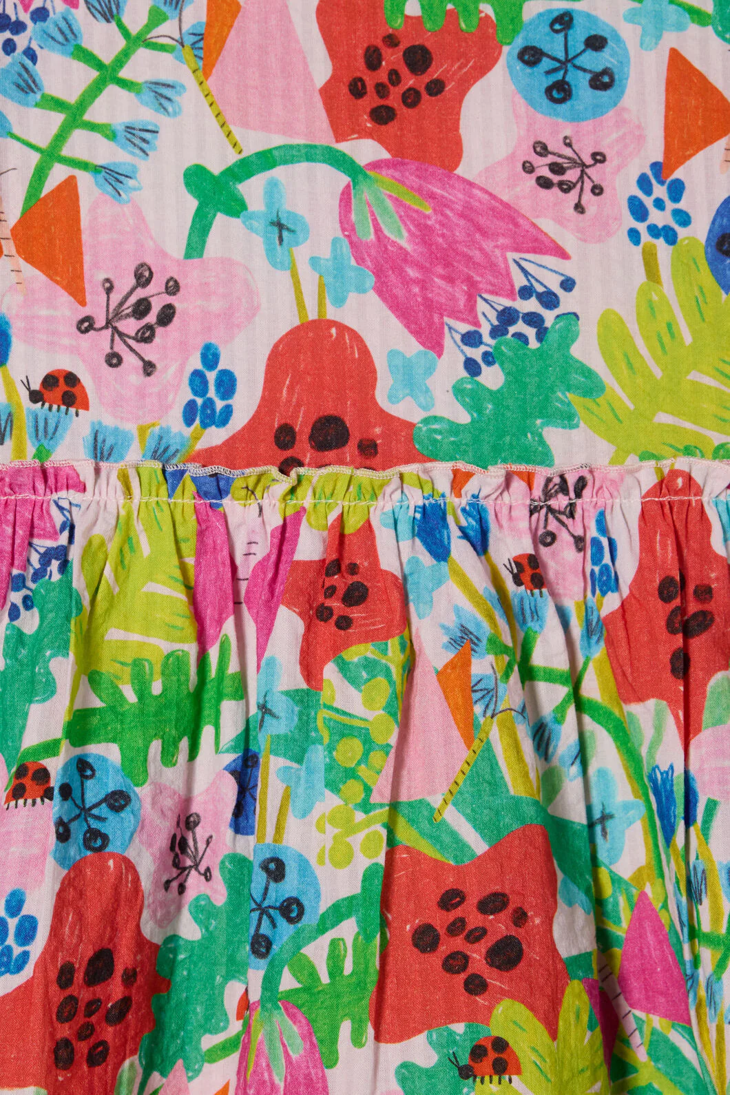 Flower Fields Kids Dress - Image 2