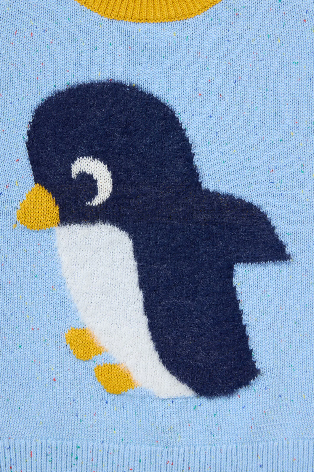 Fluffy Penguin Kids Knit Vest - Image 4