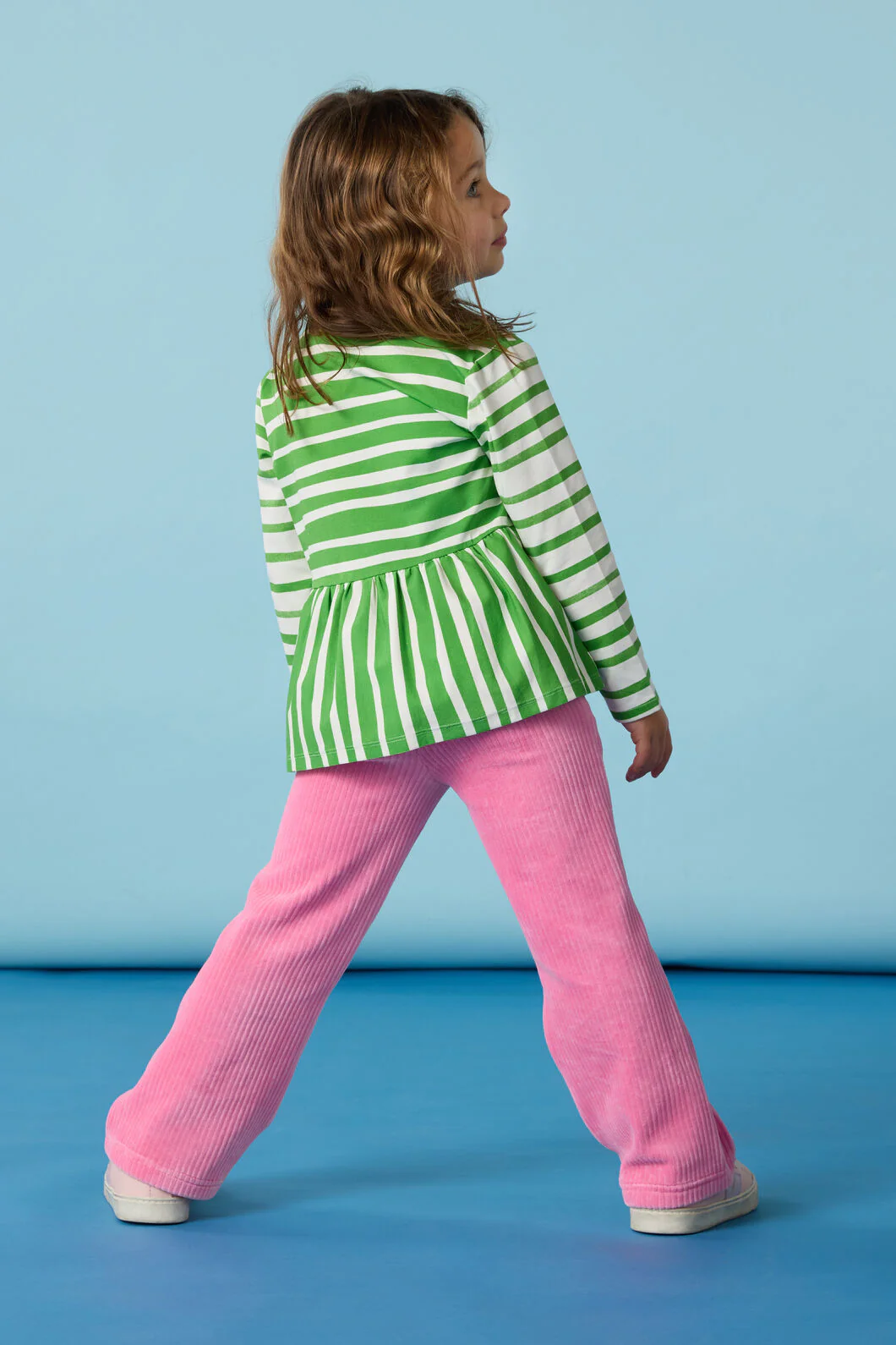 Funky Birds Kids Stripe Top - Image 2