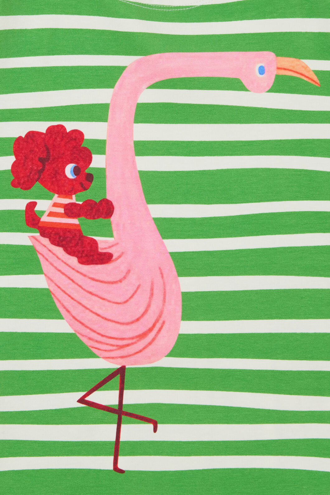 Funky Birds Kids Stripe Top - Image 4