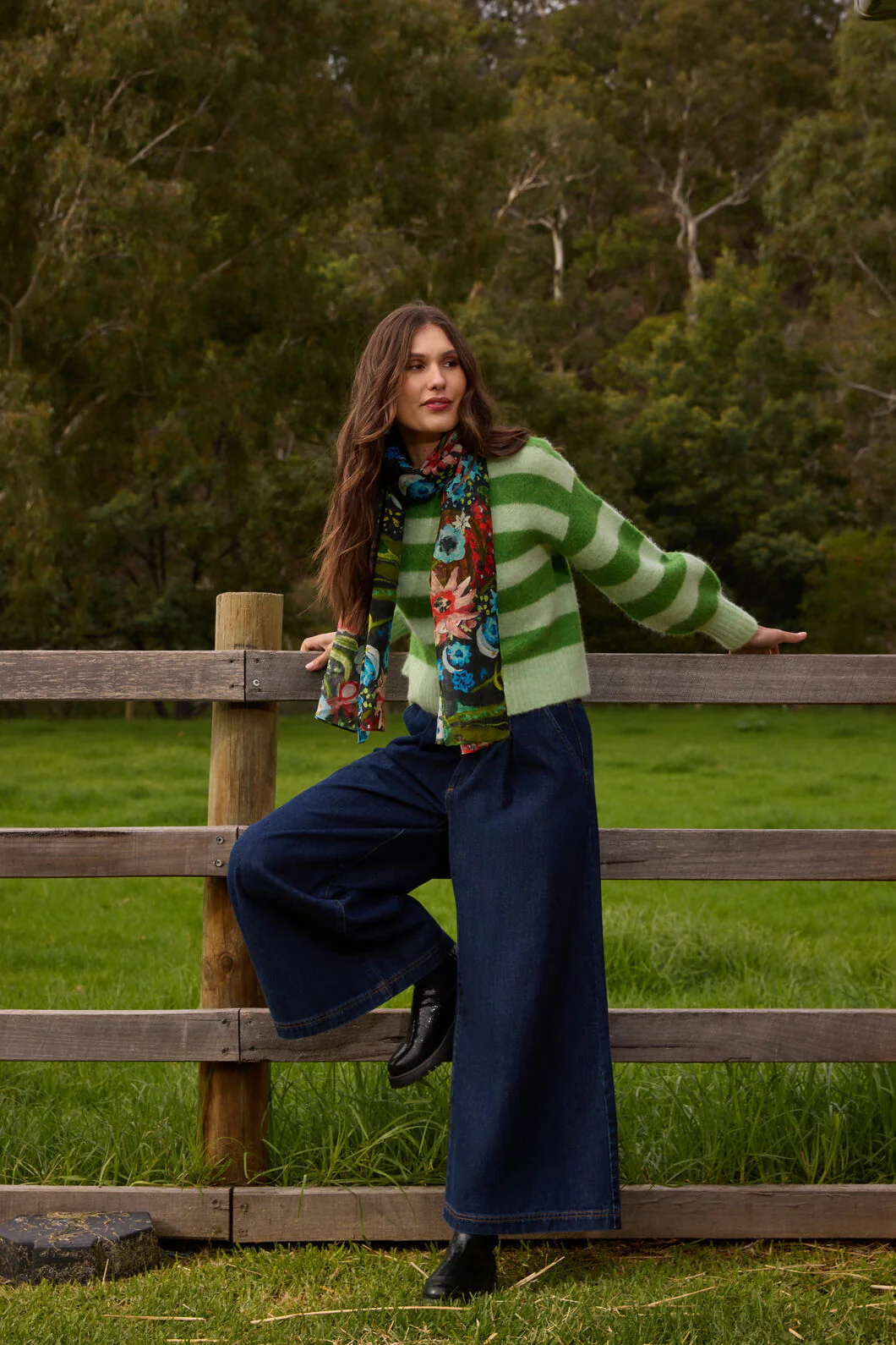 Gabrielle Denim Culotte - Image 3