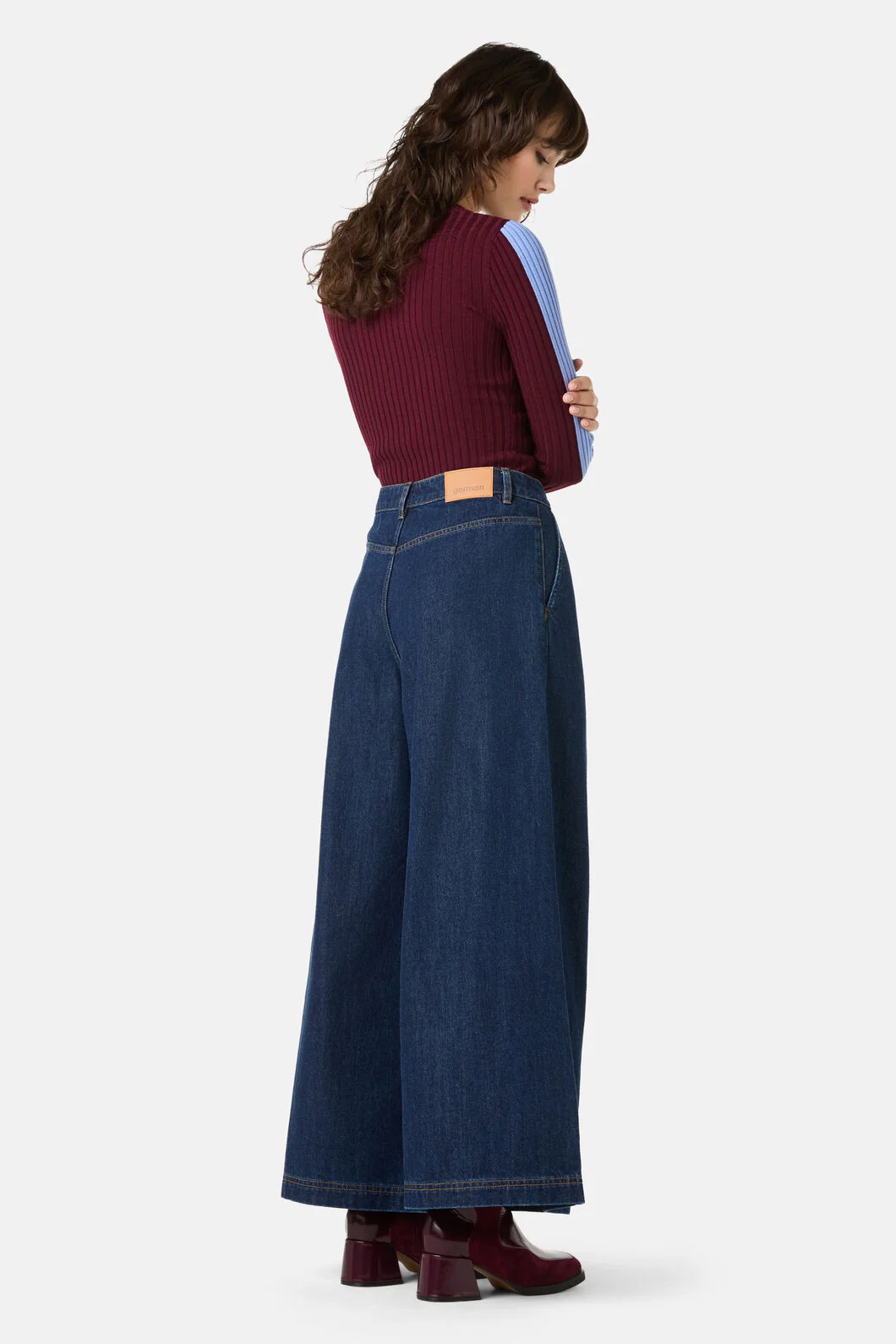 Gabrielle Denim Culotte - Image 7
