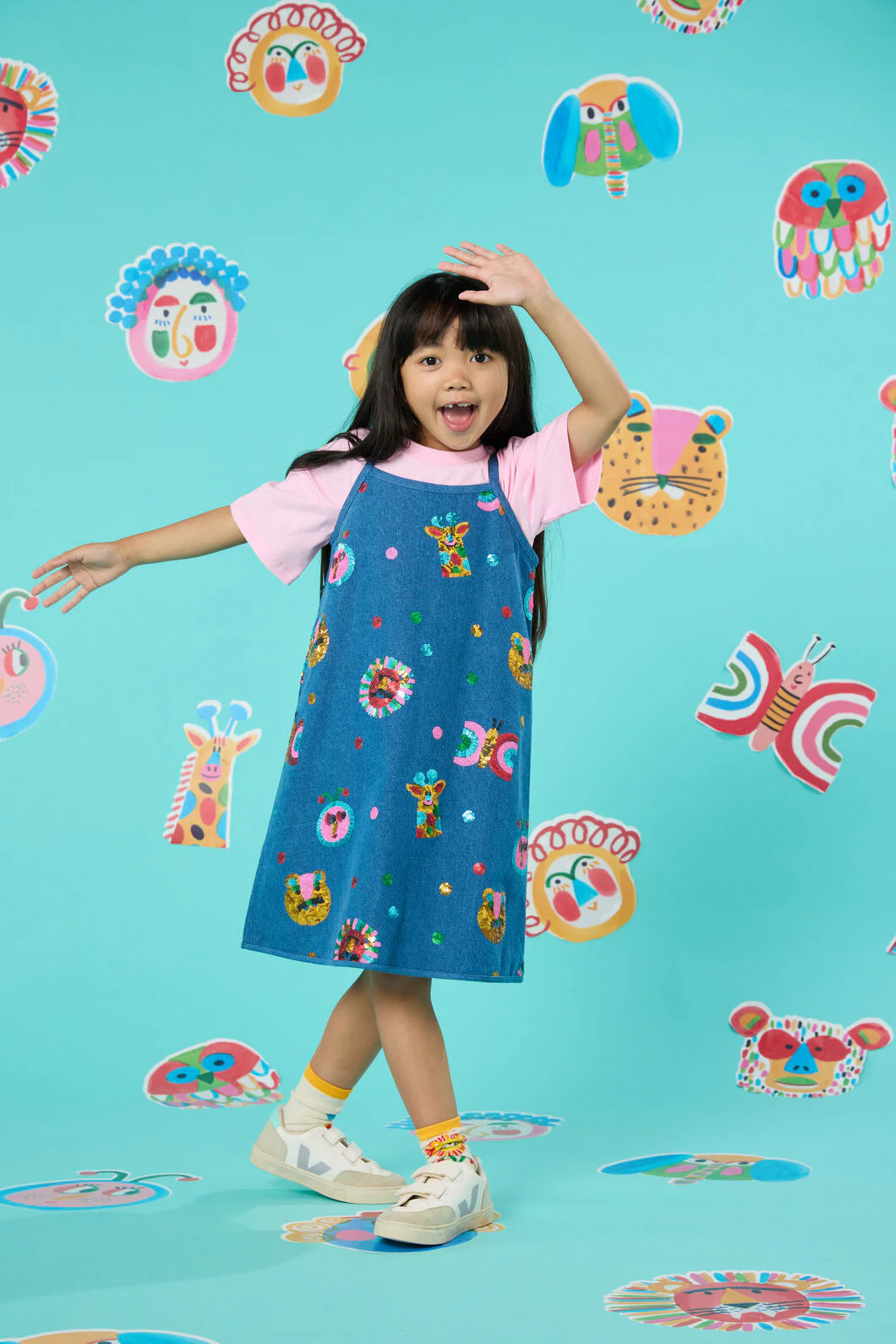 Gallery Sequins Kids Dress