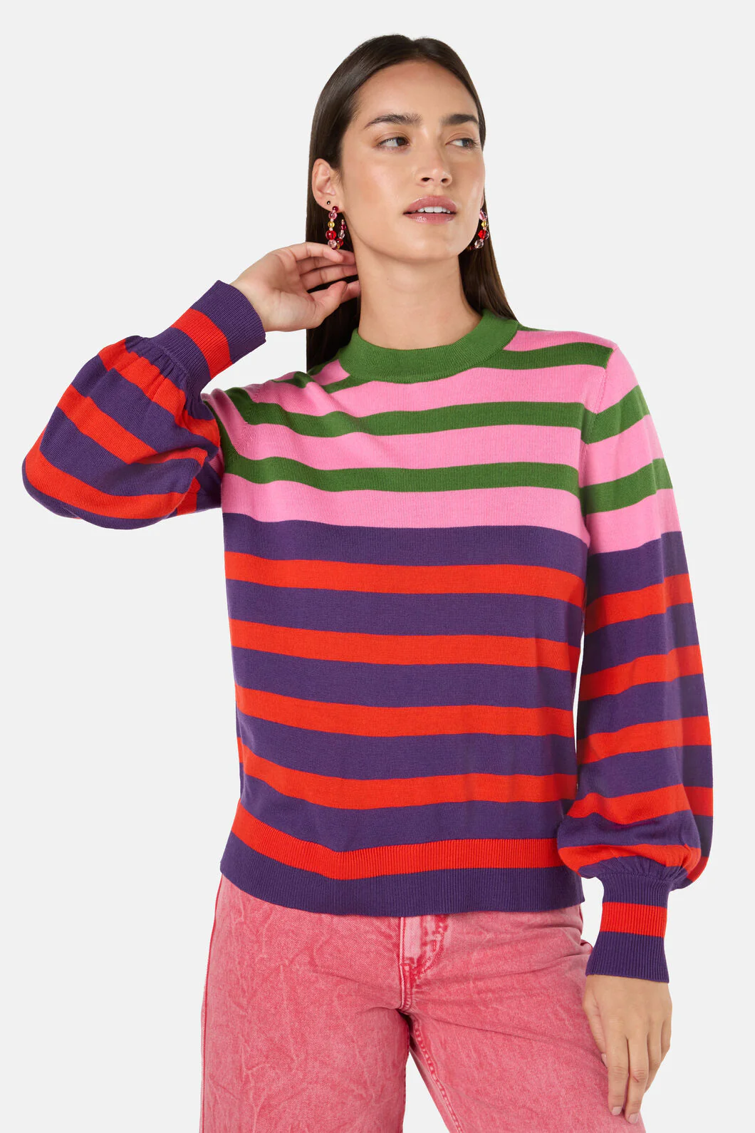 Garden Bed Stripe Jumper