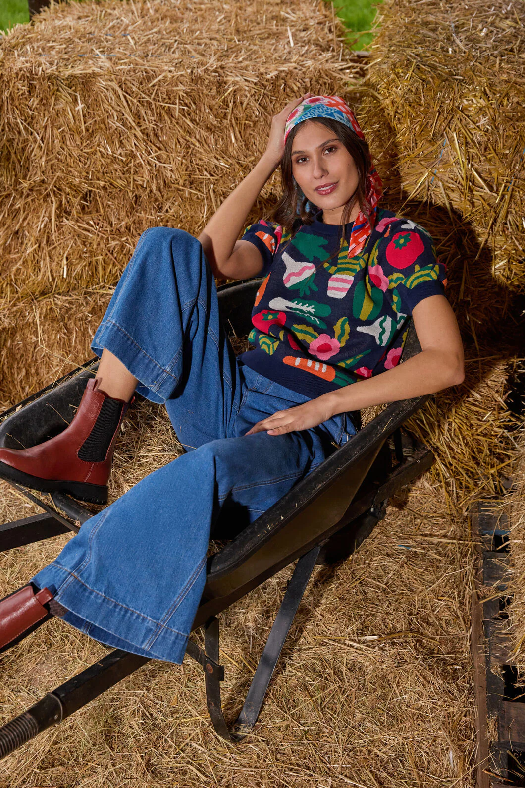 Garden Table Knit Top