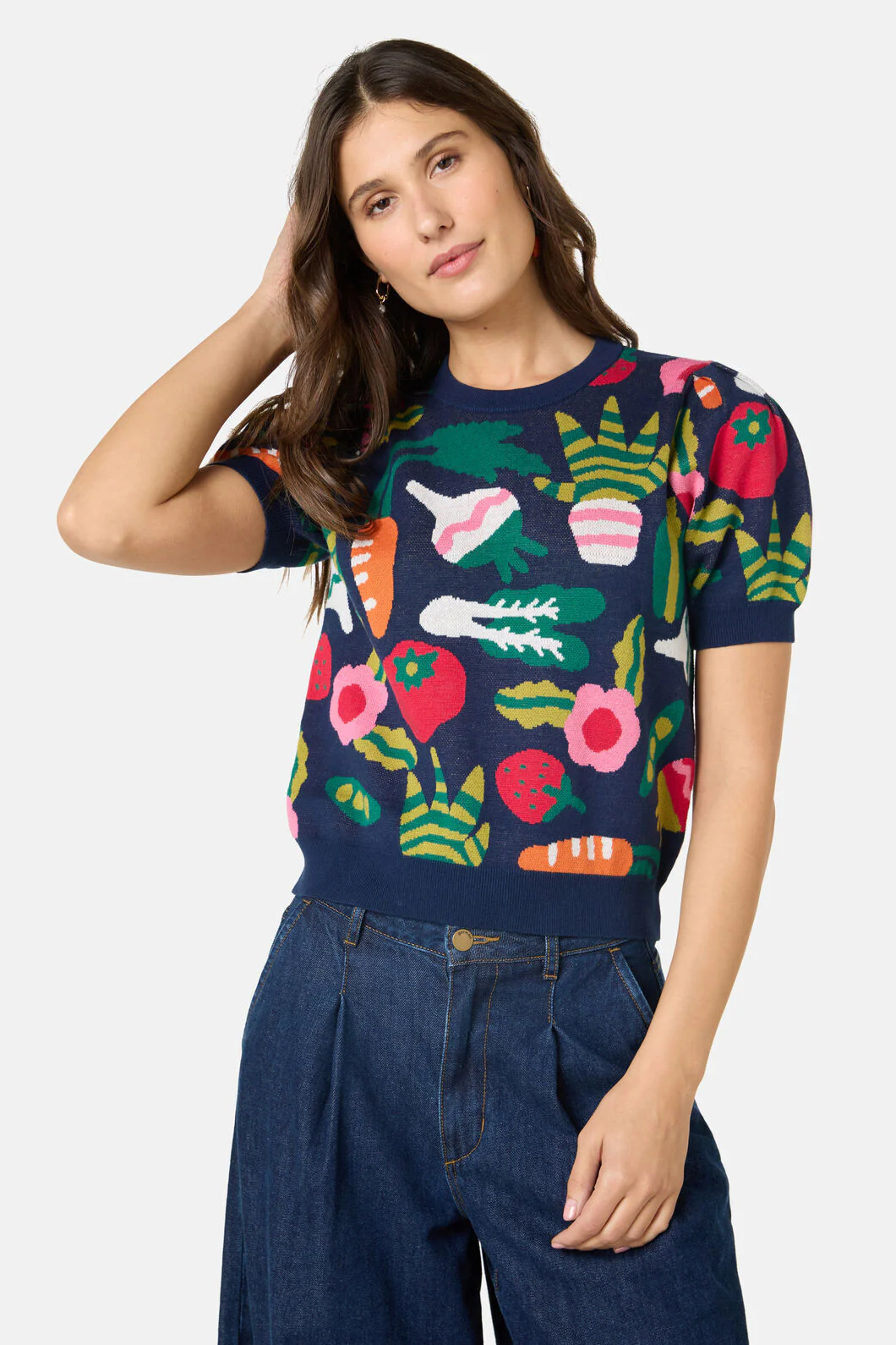 Garden Table Knit Top - Image 2