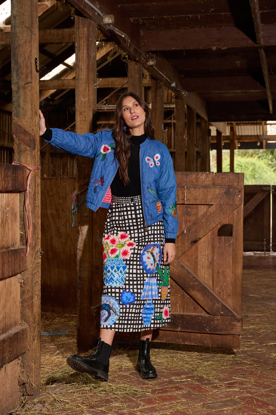 Garden Table Midi Skirt - Image 2