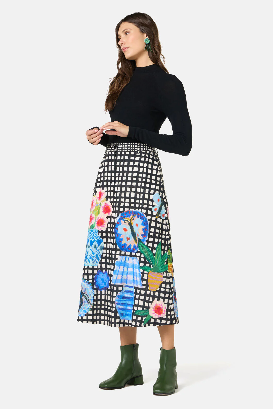Garden Table Midi Skirt - Image 5