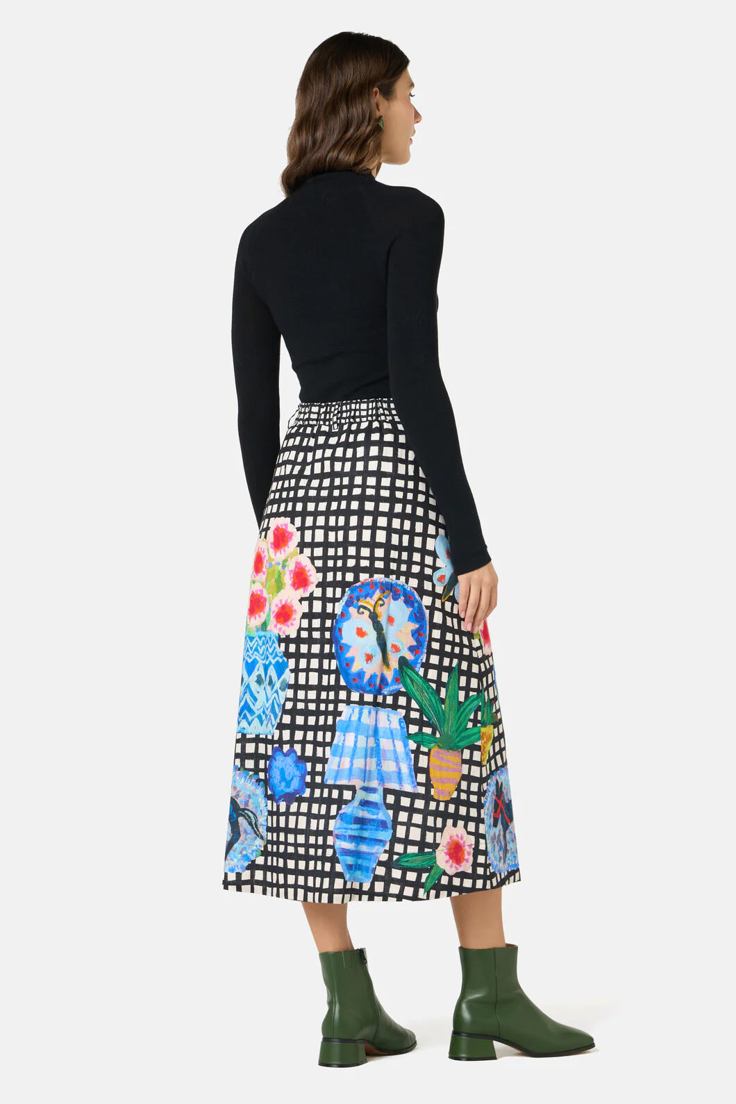 Garden Table Midi Skirt - Image 6
