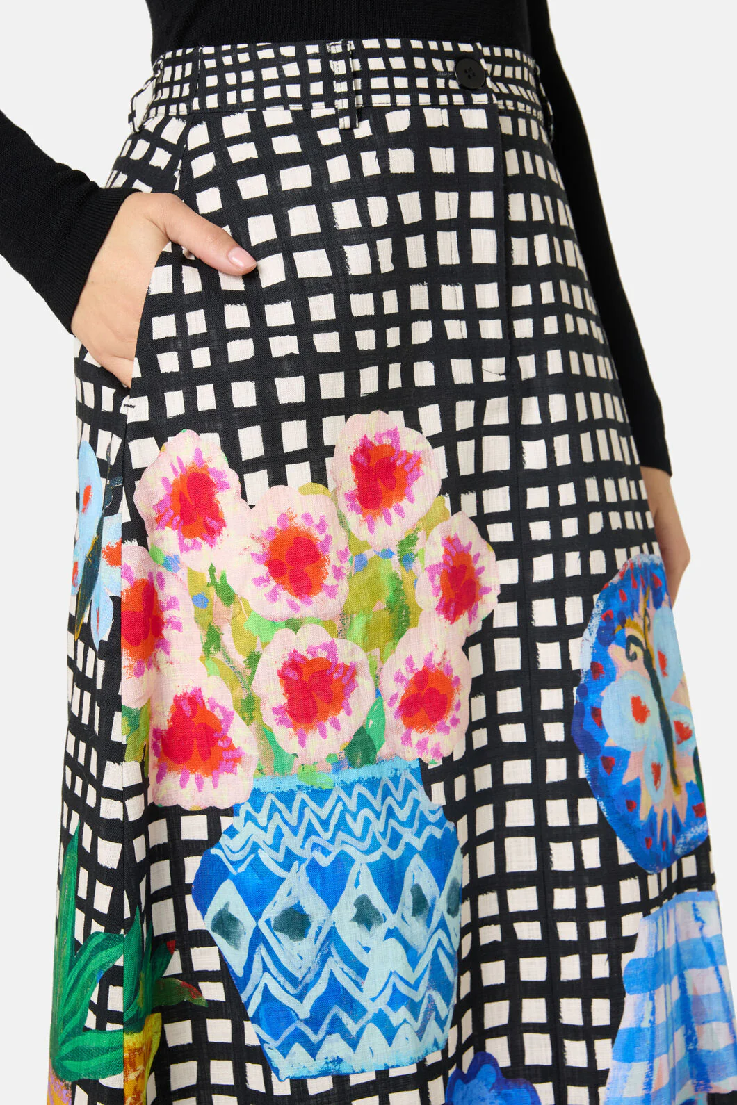 Garden Table Midi Skirt - Image 8